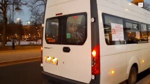 Маршрутка ГАЗ- A65R52 Next следует по маршруту 578к(ст.Мытищи-Москва(м.ВДНХ)