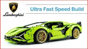 LEGO TECHNIC 42115 Lamborghini Sián FKP 37: Скоростная сборка для коллекционеров