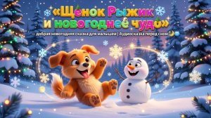 🐶🎄❄️✨ «Щенок Рыжик и новогоднее чудо» — добрая новогодняя сказка для малышей | Аудиосказка