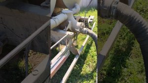 откачивали рейс,и произошёл перелив,насос вроде не хапнул воды