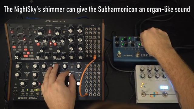 Ambient Jam With The Moog Subharmonicon, Mother 32, Strymon NightSky, And Hologram Microcosm
