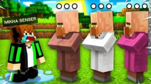 ЖИТЕЛИ БОЛЬШЕ НЕ РАЗГОВАРИВАЮТ СО МНОЙ В МАЙНКРАФТ | MIKHA SENSER Minecraft