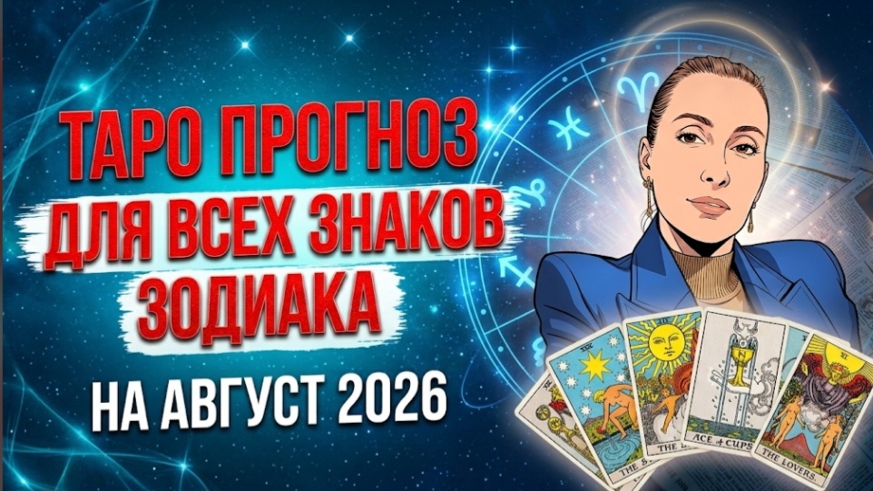 Таро прогноз на август 2026 🗝 для всех знаков зодиака от Наталии Эллиф