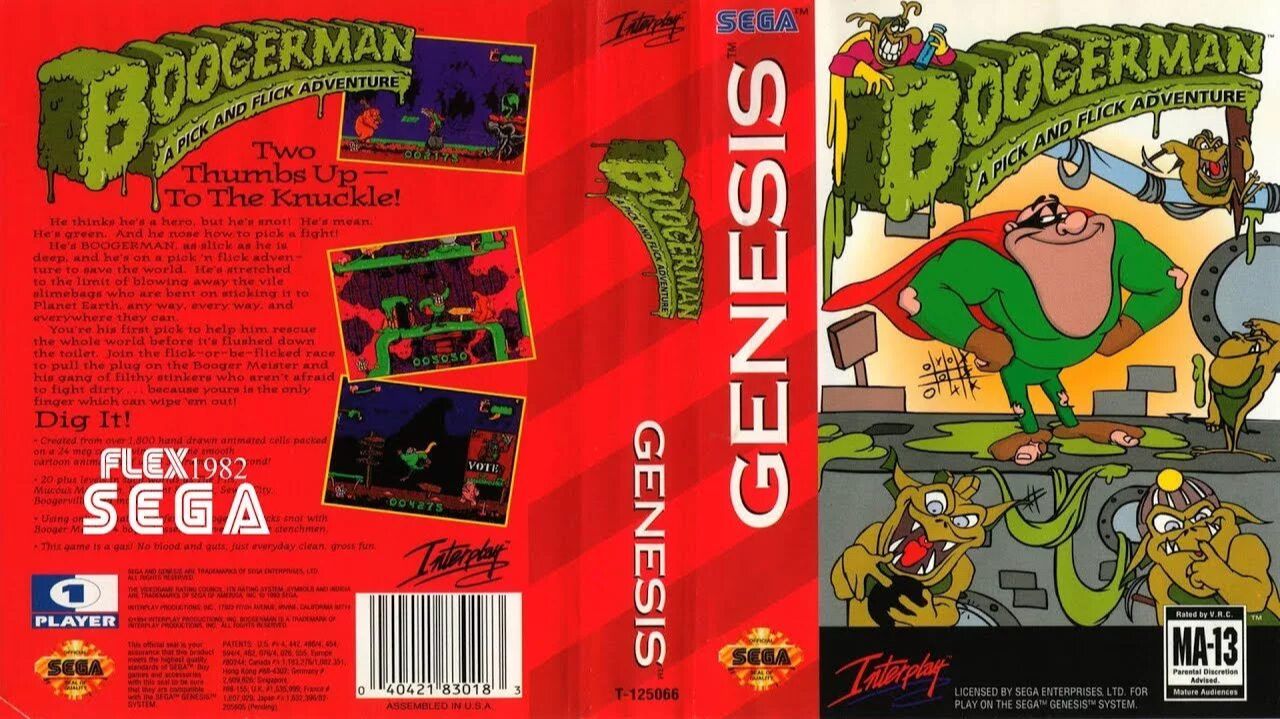 Boogerman A Pick and Flick Adventure (Genesis) смотреть онлайн