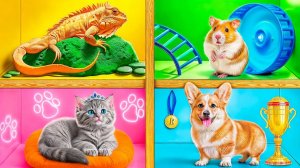 Строим Домики для Животных _ Сумасшедший Челлендж