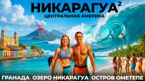 Сюда лучше не соваться! ❌ Никарагуа: Гранада, остров Ометепе и серфинг в Сан Хуан дель Сур, озеро
