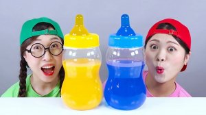 Конфеты в бутылках Желе Мукбанг ДОНА DONA