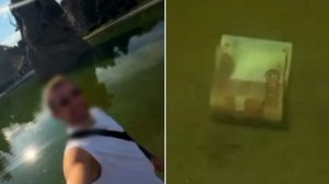 Дело о реабилитации нацизма грозит блогеру, который бросил купюру в воду на Мамаевом кургане.