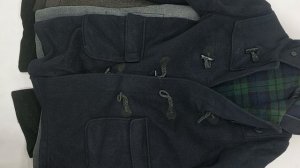 45046 Куртки шерстяные на молнии, 3пак, Zip Jacken Wolle, секонд (extra/1 кат) оптом