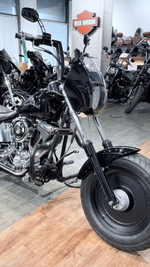 + 2002 HD Fat Boy 88 Black Shogun 48K (VIN 1HD***3650)