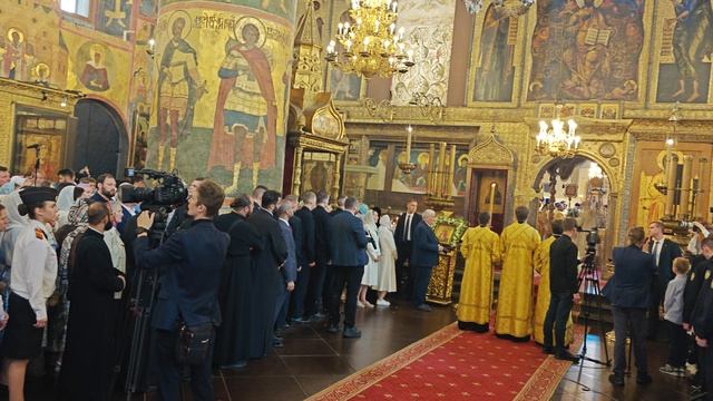 Патриаршее богослужение в Успенском Соборе Кремля 28.07.26г. Крещение Руси