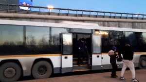 Автобус ПАЗ-320412-04 «ВЕКТОР»(CP CS) следует по маршруту 576к(Королёв-Москва(м.ВДНХ)