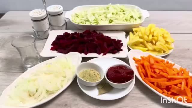 МЕНЮ - котлеты в грибном соусе, борщ, плов , салат из красной рыбы!