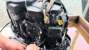 Арт 1173 Замер компрессии лодочного мотора Yamaha F50HET, 2021 г.