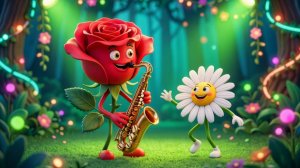🌈МУЛЬТИК-ПЕСЕНКА🌺ДЖАЗ-ВЕРСИЯ! «ВОЛШЕБНЫЙ ЦВЕТОЧНЫЙ ХОРОВОД»!🌺🎶Развивающие песни для детей