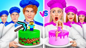Кулинарный Челлендж_ Мальчики VS Девочки _ Съедобная Битва