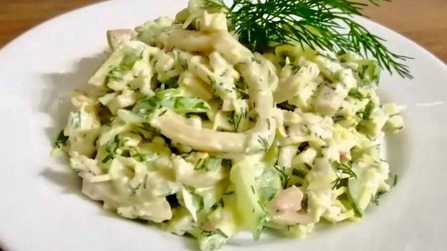 Нежные пикантные кальмары: быстрый и вкусный ужин.