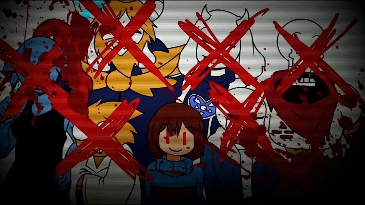 Nekit UnderTale на геноцид Руины