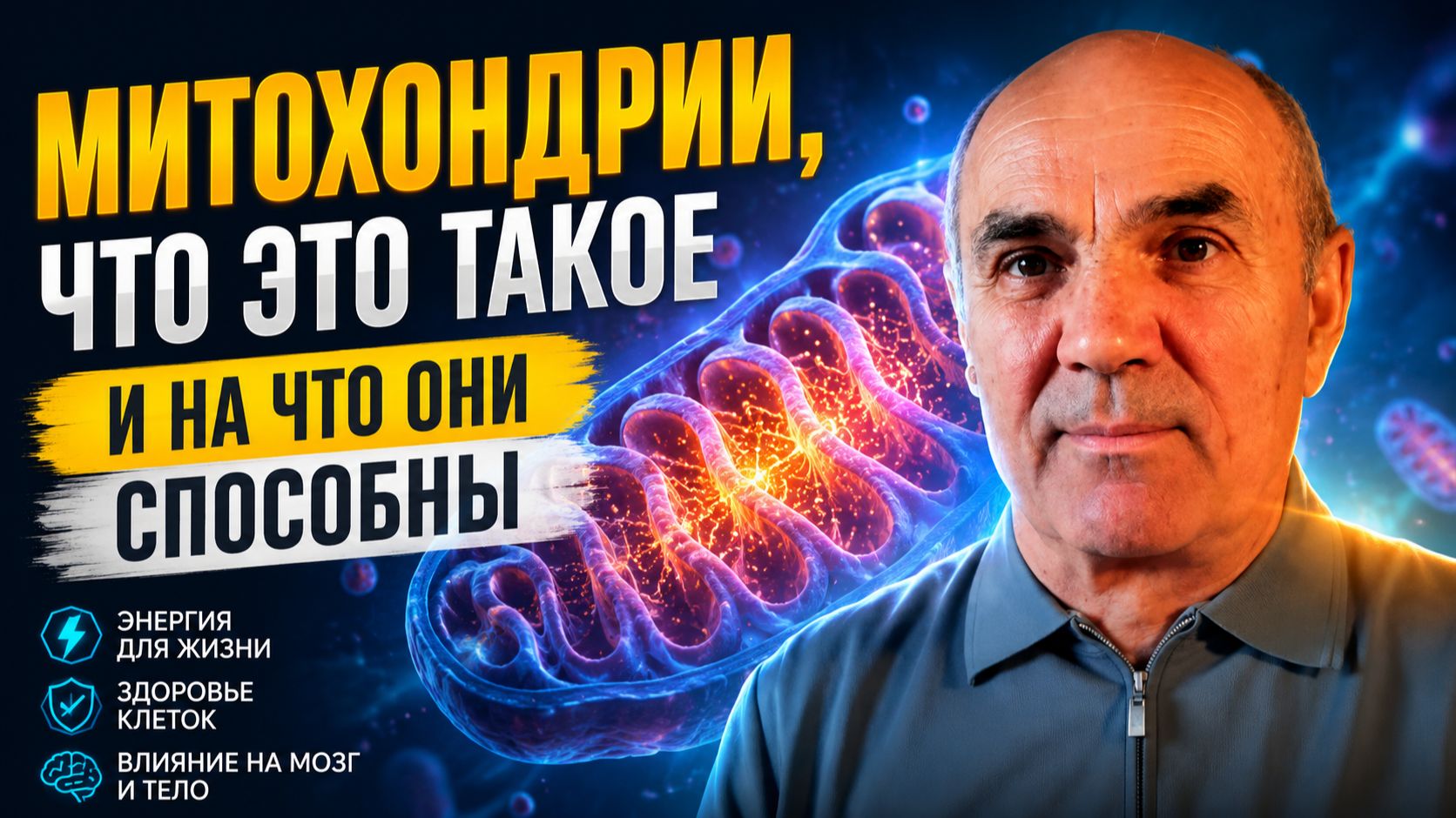 Анатолий Николаевич Глущенко, "Митохондрии, что это такое и на что они способны" (Видео 320) смотреть онлайн