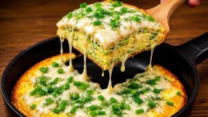 КАБАЧКИ, которые сводят с ума! 🤯 НЕЖНЕЕ не ела! ВКУСНЫЙ завтрак без муки и духовки за 15 минут