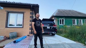 Первый выезд с участка по новой дороге. Как все прошло? Строим дом в деревне своими руками.