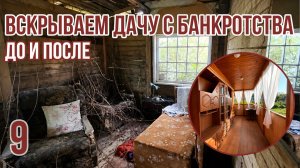 Вскрываем дачу с банкротства | Уборка реалити 9 | Девичий виноград уничтожает все