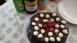 🎂 Торт «Пь-ая вишня» — нежный шоколадный бисквит!
