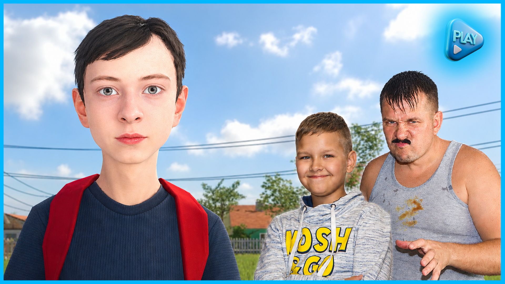 ИГРАЕМ В СКУЛБОЙ!!! ПОЛУЧИЛИ РЕМНЯ ОТ БАТИ((