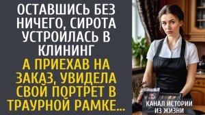 Истории из жизни Оставшись без ничего, устроилась в клининг… А приехав на заказ увидела свой портрет