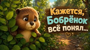 Бобрёнок приходил только за помощью… | Секрет хорошей дружбы №3