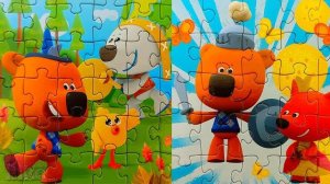 Мимимишки Фантазёры - собираем пазлы для детей мишки Ми-ми-Мишки