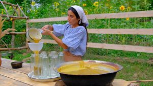 Молодая   семья, живущая в уютной горной деревне Азербайджанская Кухня Деревенская Кухня  Рецепты