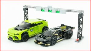 LEGO Speed Champions 76899 Lamborghini Urus & Huracán Суперскоростная сборка для коллекционеров