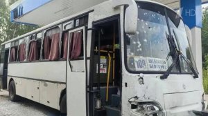 Украинский дрон ударил по гражданскому рейсовому автобусу в Шебекине.