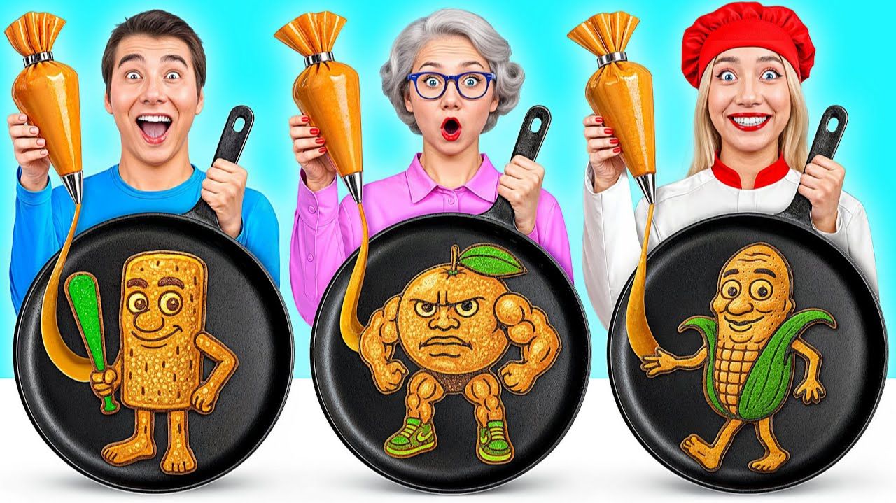 Кулинарный Челлендж# Я против Бабушки # Простые Кулинарные Лайфхаки