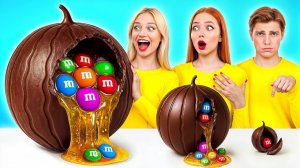 Большая, Средняя или Маленькая Тарелка Челлендж # Смешные Кулинарные Трюки