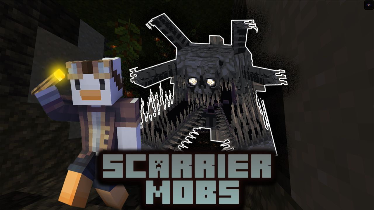 БЫСТРЫЙ ОБЗОР МОДА НА МАЙНКРАФТ | SCARRIER MOBS |