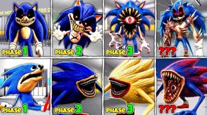 ЭВОЛЮЦИЯ SONIC.EXE против SHIN SONIC!Что, если бы я стал КАЖДОЙ ФАЗОЙ СОНИКА УЖАСОВ в BARR