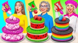 Кулинарный Челлендж# Я против Бабушки # Кулинарная Битва с Едой