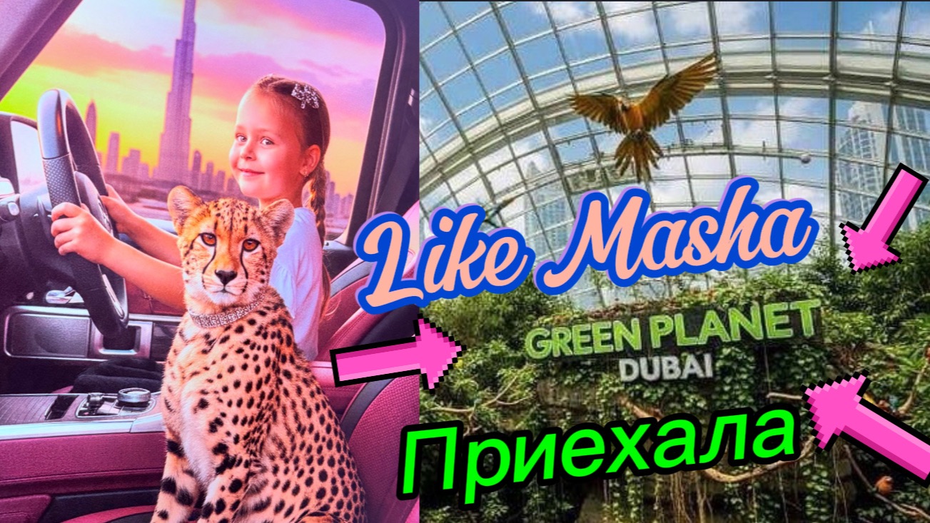Like Masha приехала в GREEN PLANET Дубай!