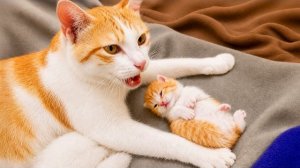 Постарайся Не Смеяться!  Когда драматические кошки Впервые Становятся Мамами