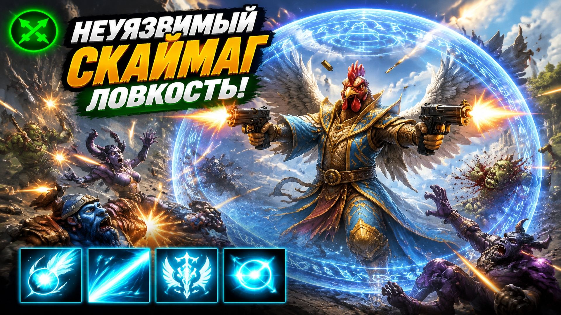 СКАЙМАГ ЛОВКОСТЬ В WORLD OF DOTA - ЭТО ТОЧНО НЕ БЕССМЕРТНЫЙ ЮНИТ?