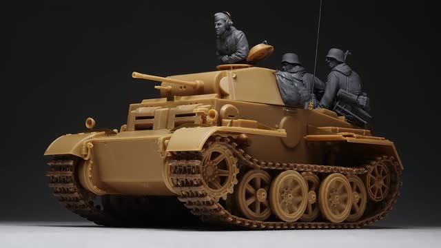 Panzer II Ausf.J - Part 1 - 1/35 HOBBY BOSS - Tank Model - [ Model Building ]