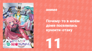 Почему-то в моём доме поселилась куноити-отаку 11 серия (аниме-сериал, 2025)