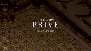 Показ коллекции Giorgio Armani Privé осень-зима 2026-2027