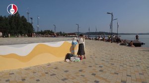 Городской пляж продолжает преображаться