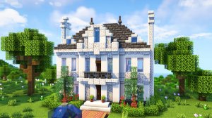 МАЙНКРАФТ Как построить дом во французском стиле - Minecraft новые видео