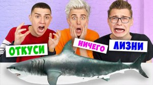 ЭКСТРЕМАЛЬНЫЙ ОТКУСИ ЛИЗНИ или НИЧЕГО ЧЕЛЛЕНДЖ !