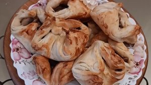 Слойки с грибами