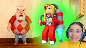 ИСПОЛЬЗУЮ ЧИТЫ с ДЕДУШКОЙ в ROBLOX!